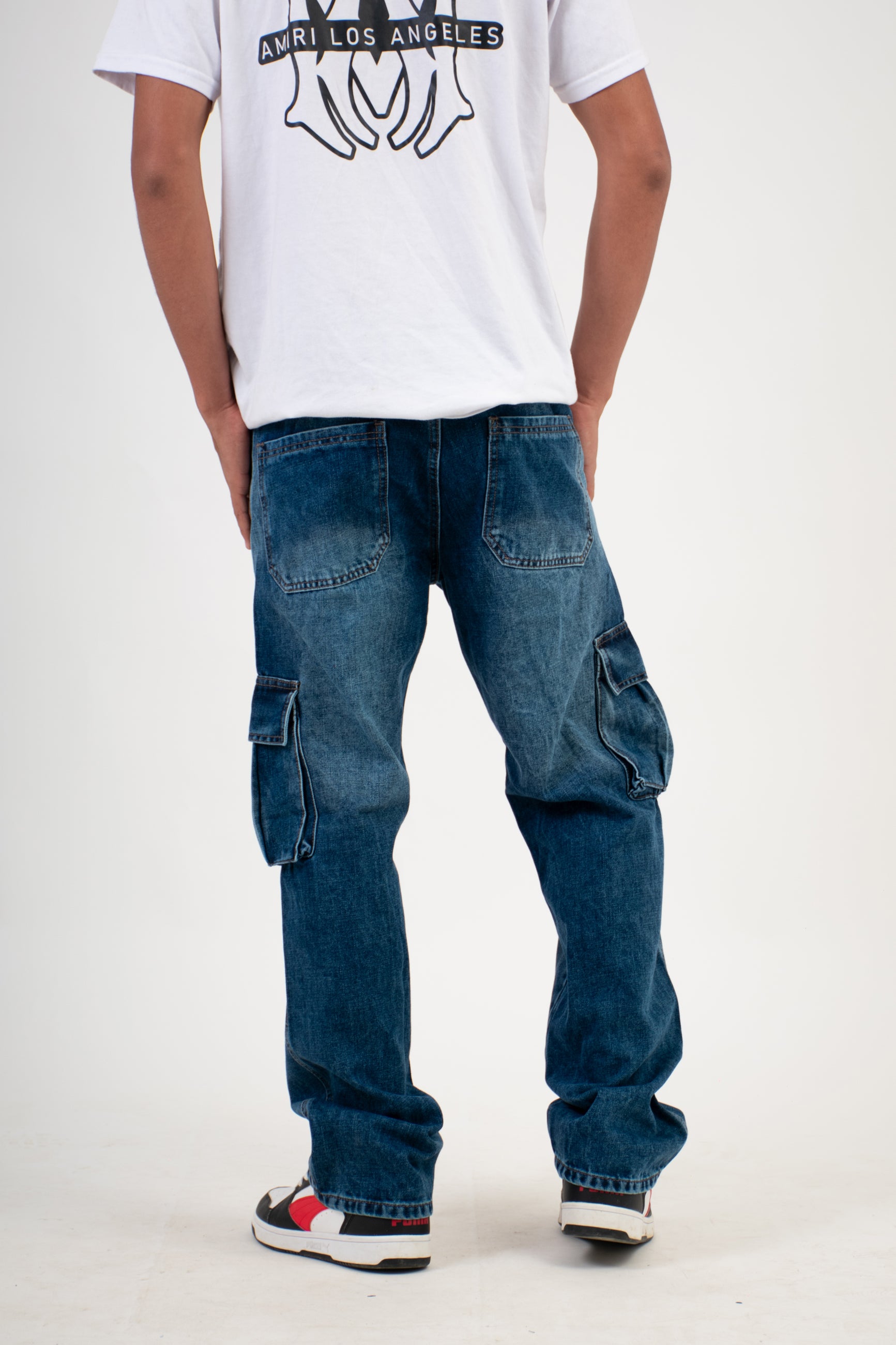 BAGGY AZUL OSCURO-STONE BARRIDO