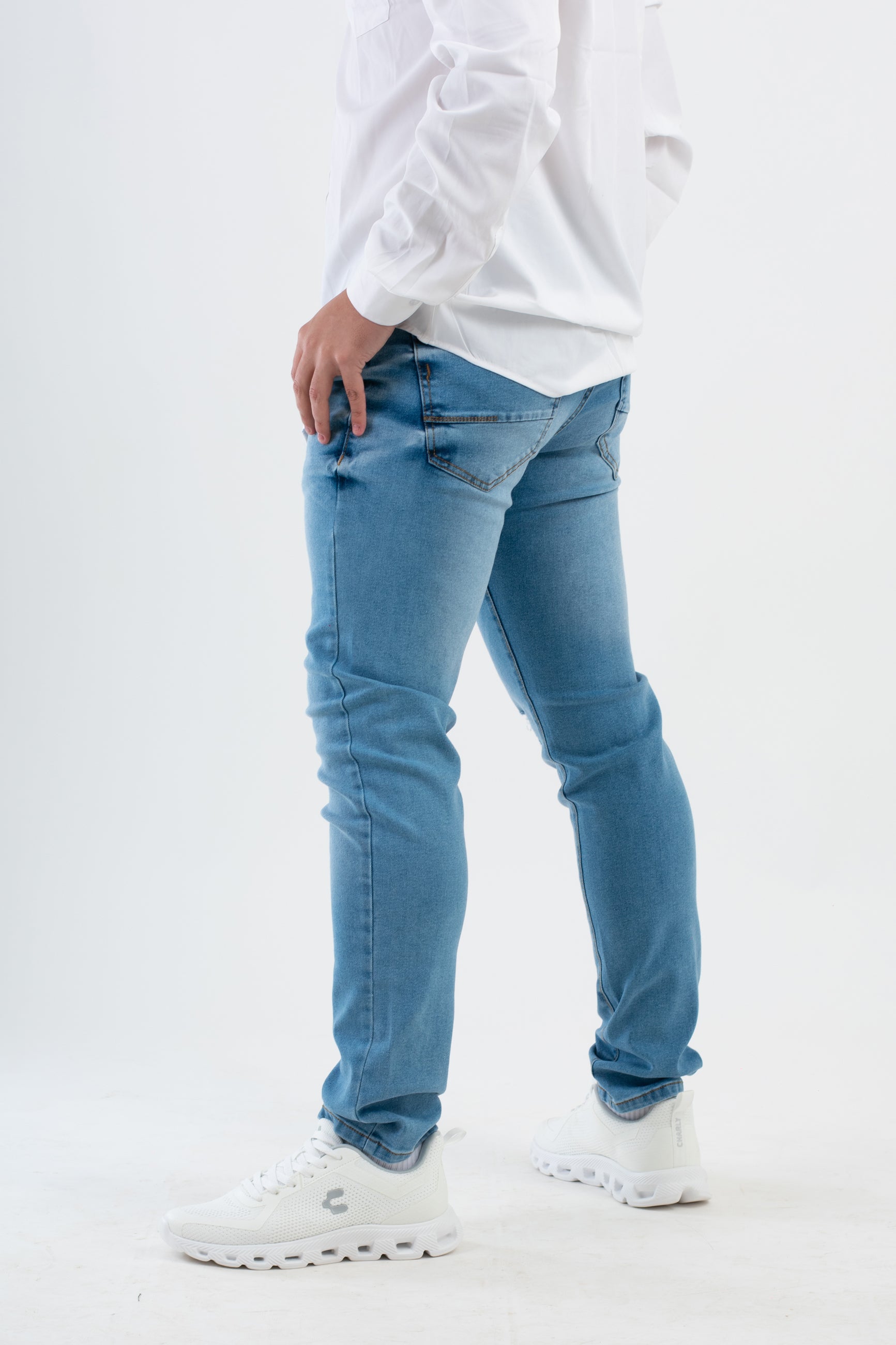 SKINNY AZUL MEDIO-BLINCH