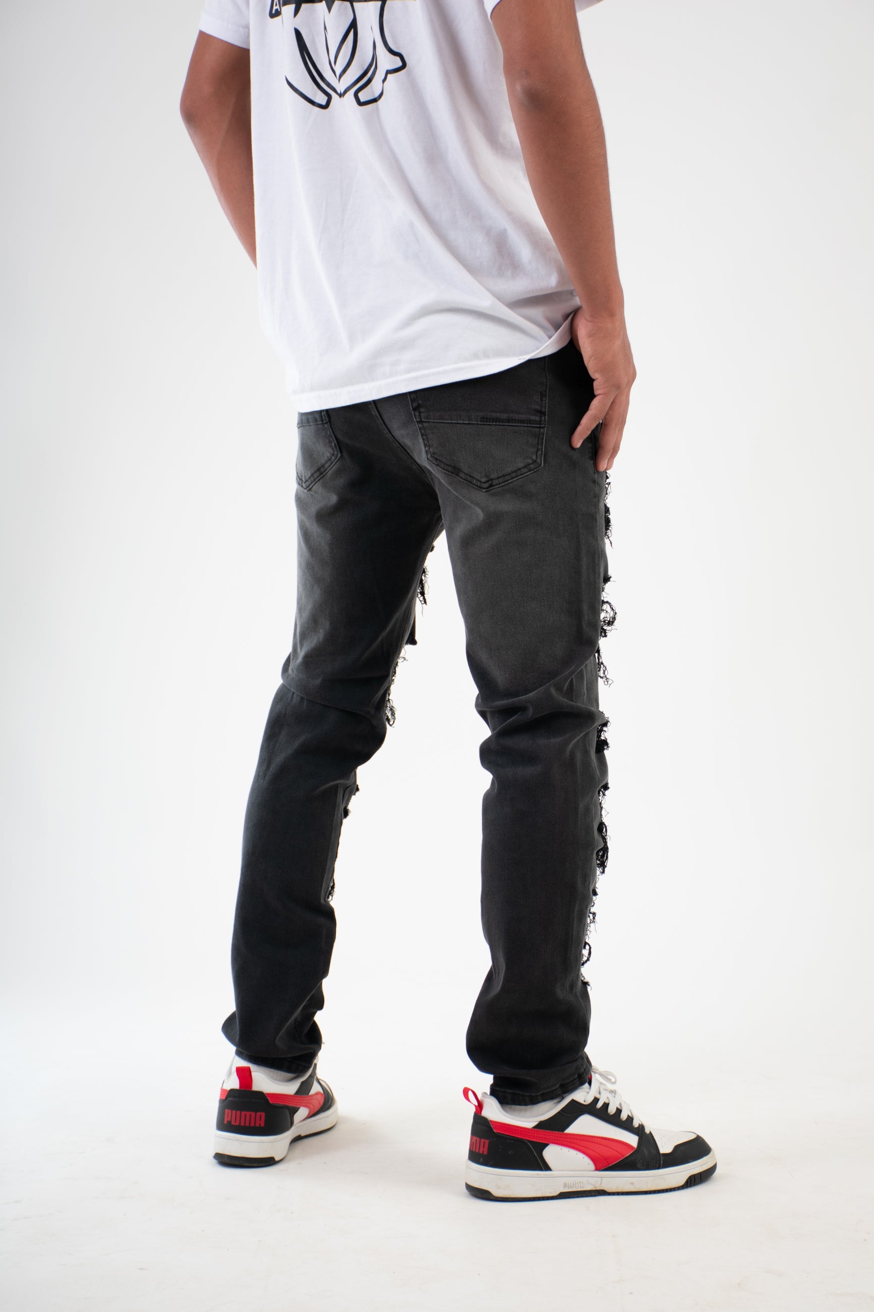 SKINNY GRIS HUMO RASGADO