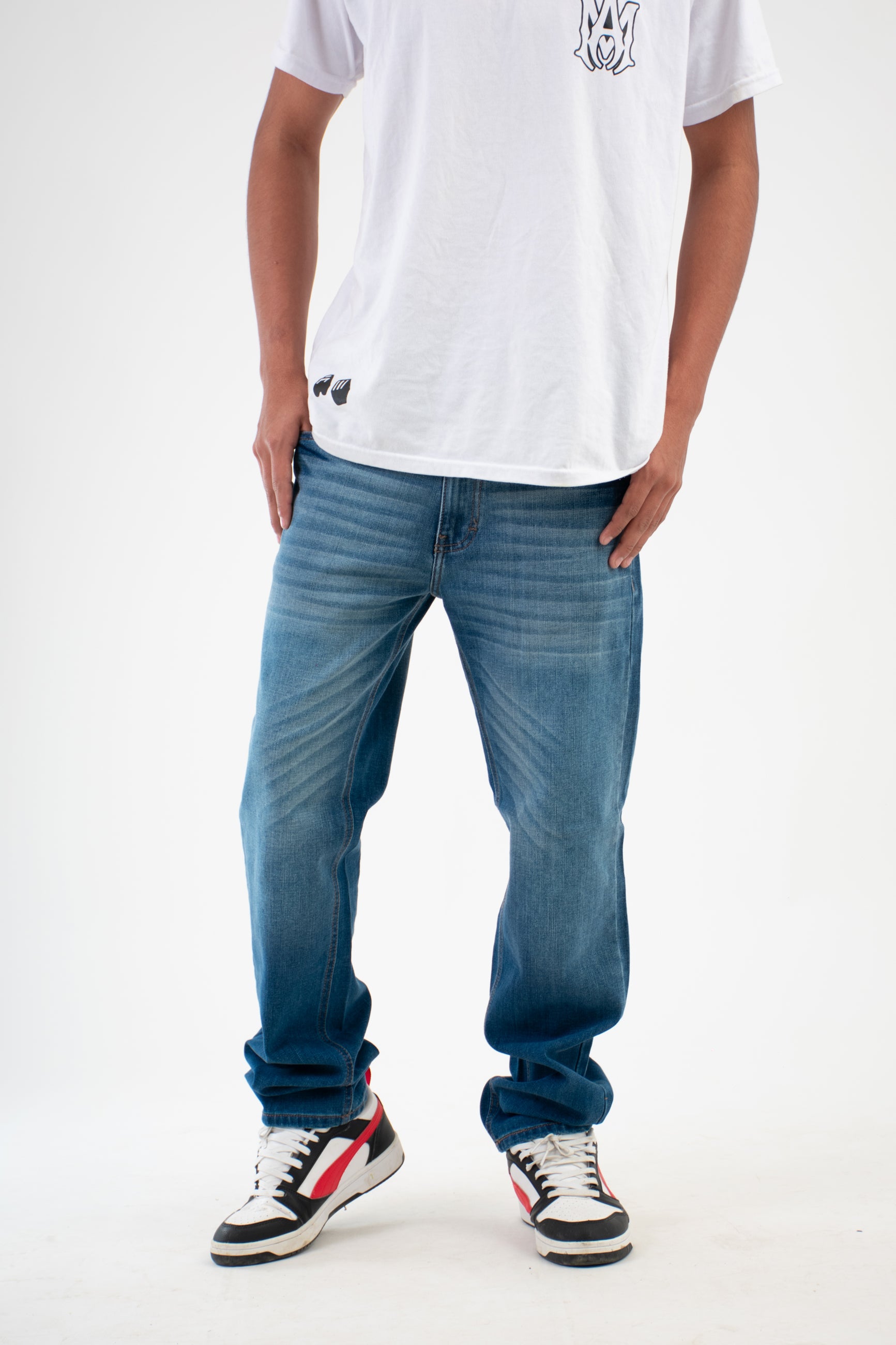 SLIM AZUL MEDIO-STONE MEDIO