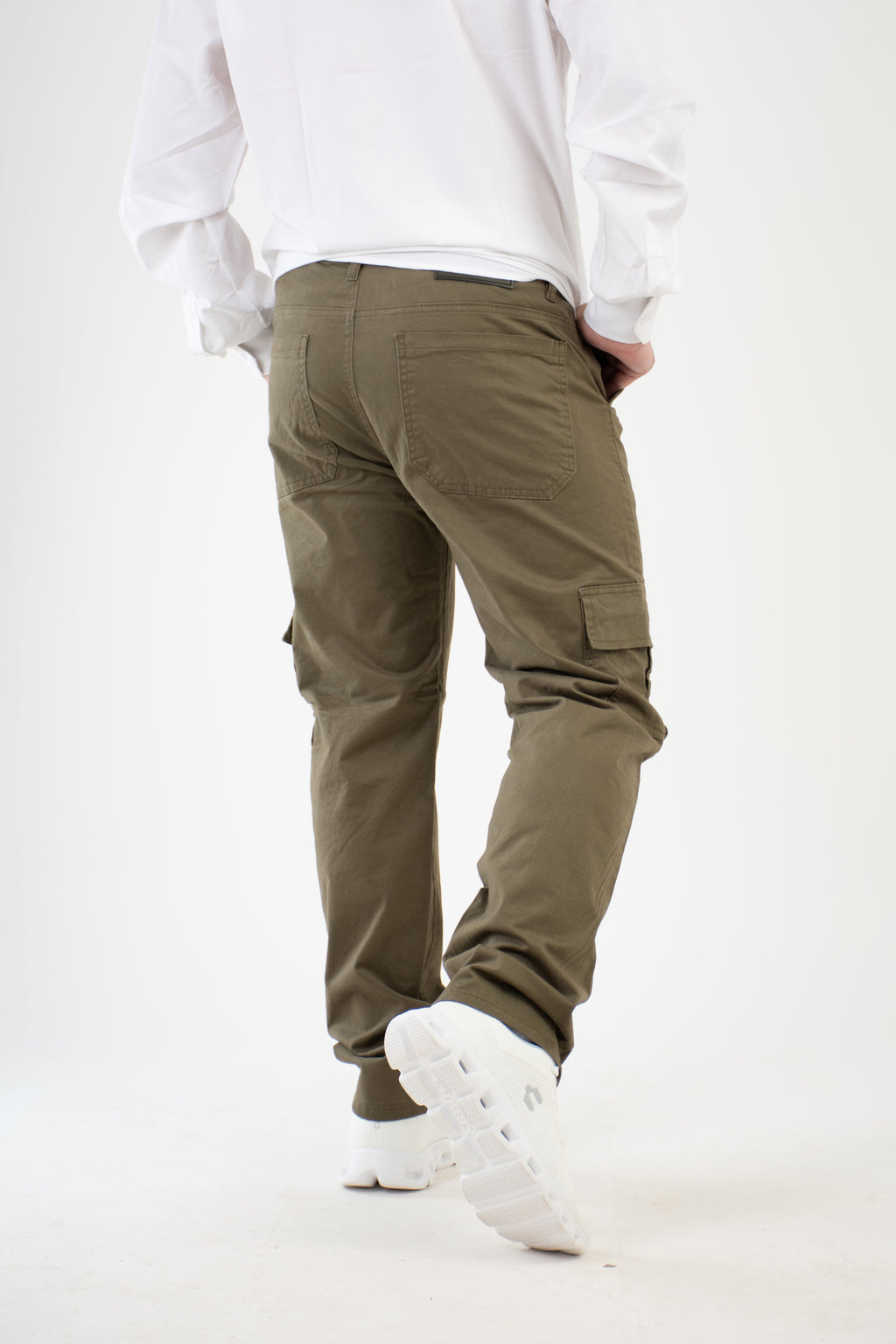 GABARDINA SLIM VERDE OLIVO