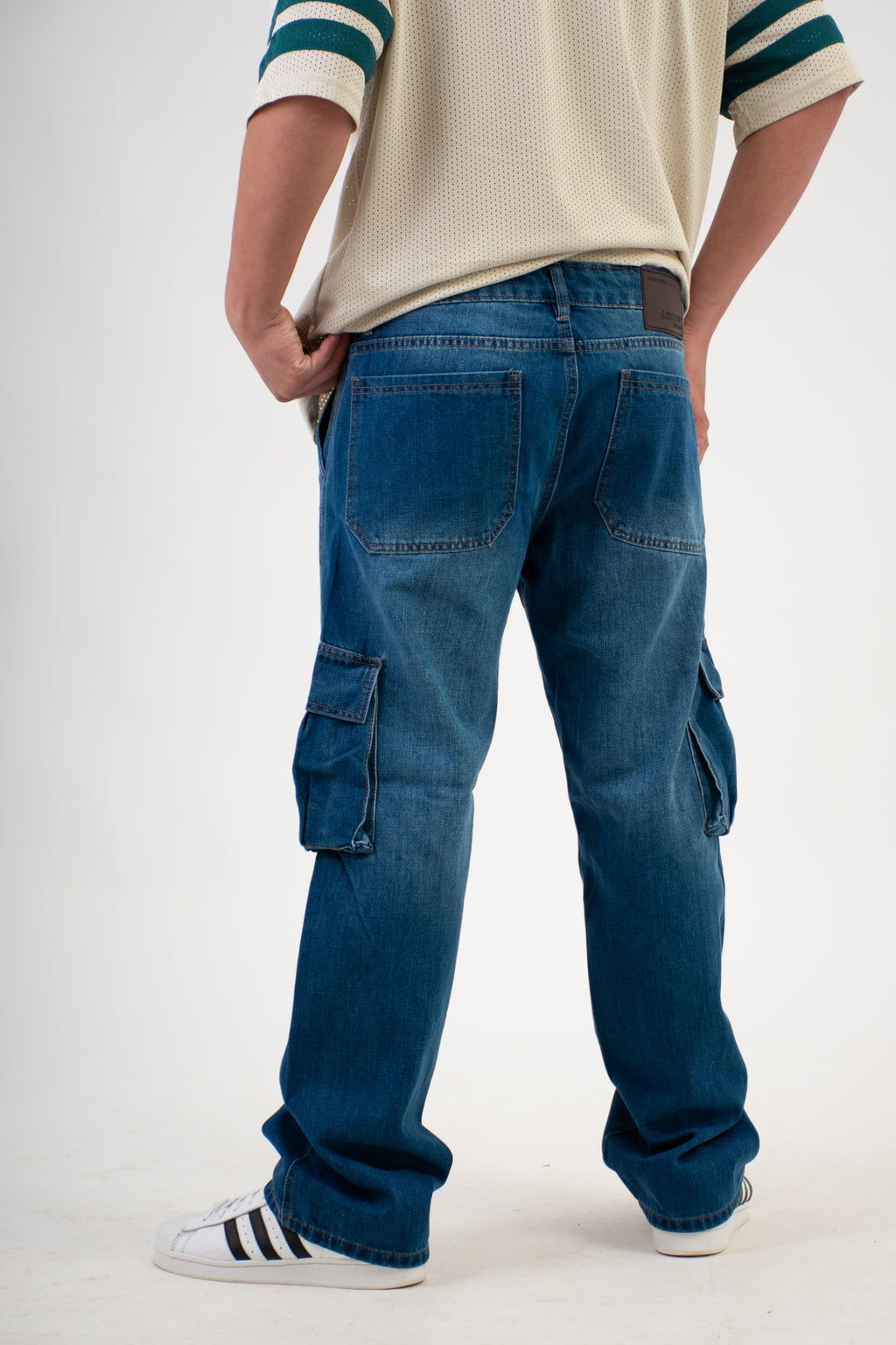 BAGGY AZUL MEDIO-STONE MEDIO