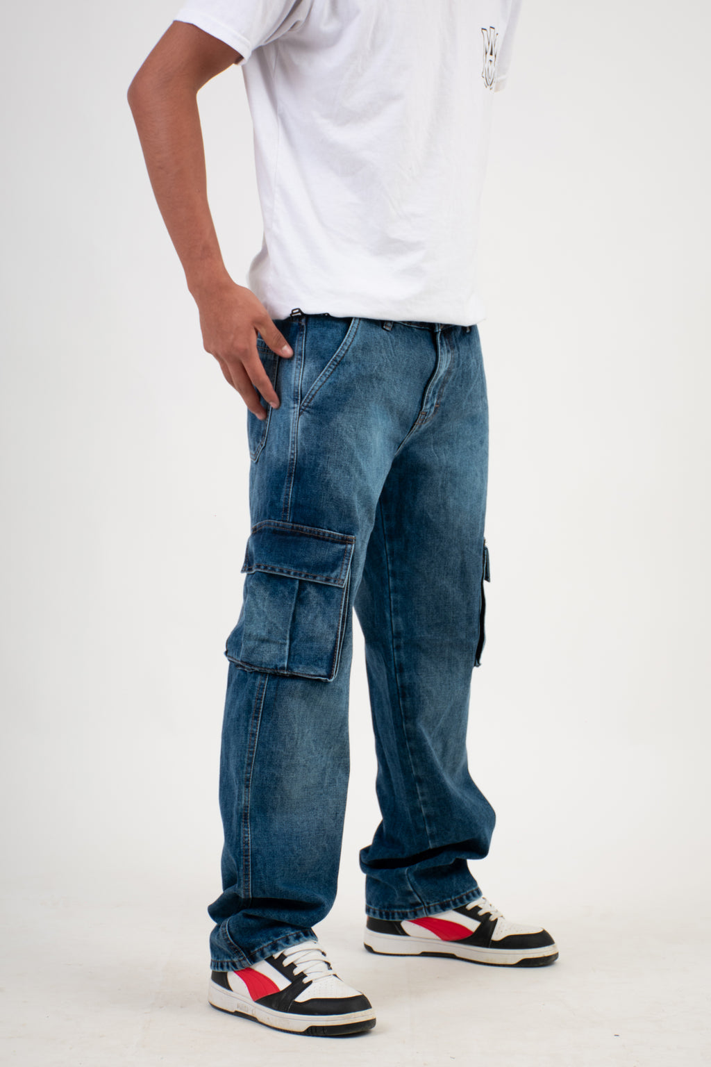 BAGGY AZUL OSCURO-STONE BARRIDO