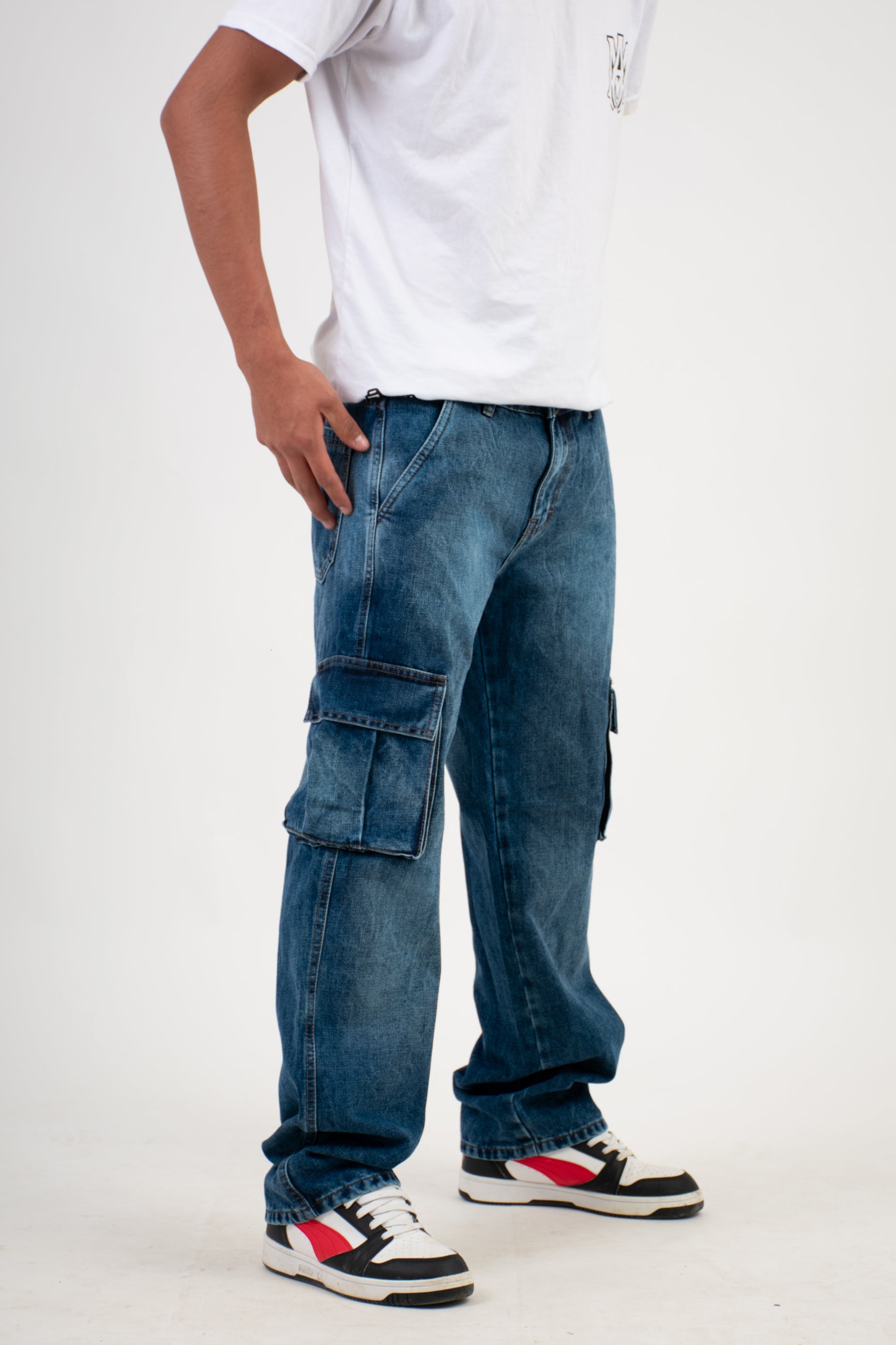 BAGGY AZUL OSCURO-STONE BARRIDO