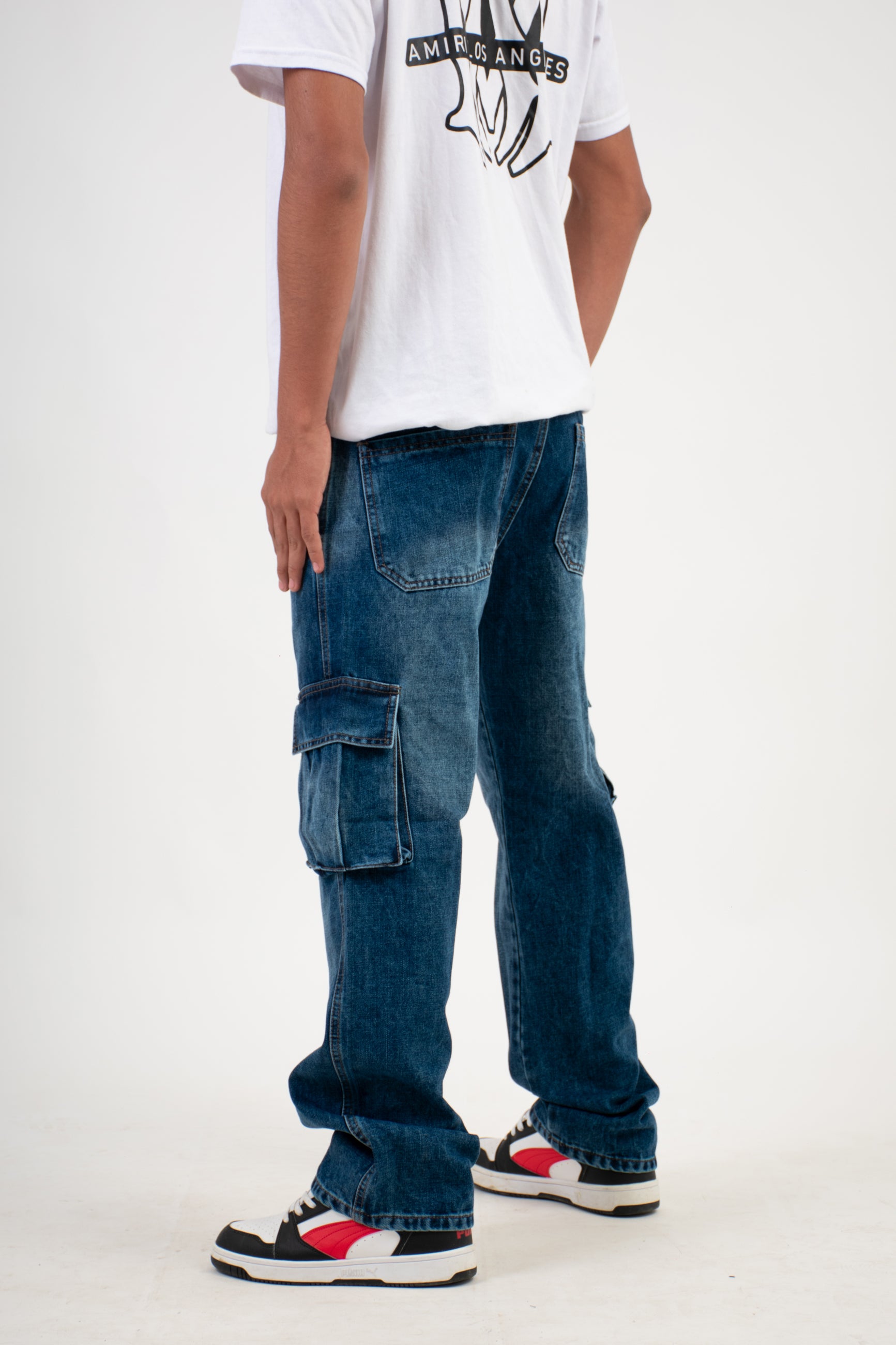 BAGGY AZUL OSCURO-STONE BARRIDO